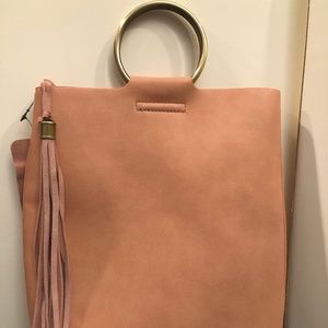 Anthropologie Small Pink Tote